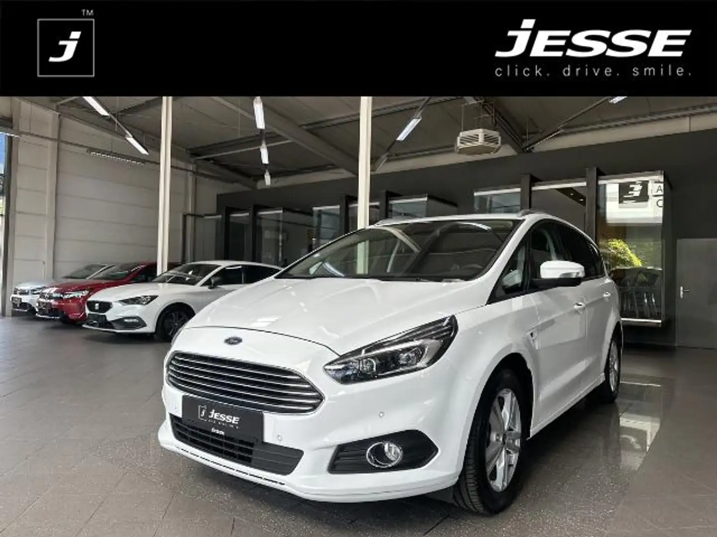 Ford S-Max 2.0 EcoBlue Business S/S 7Si LED Navi RCAM Blanco - 1
