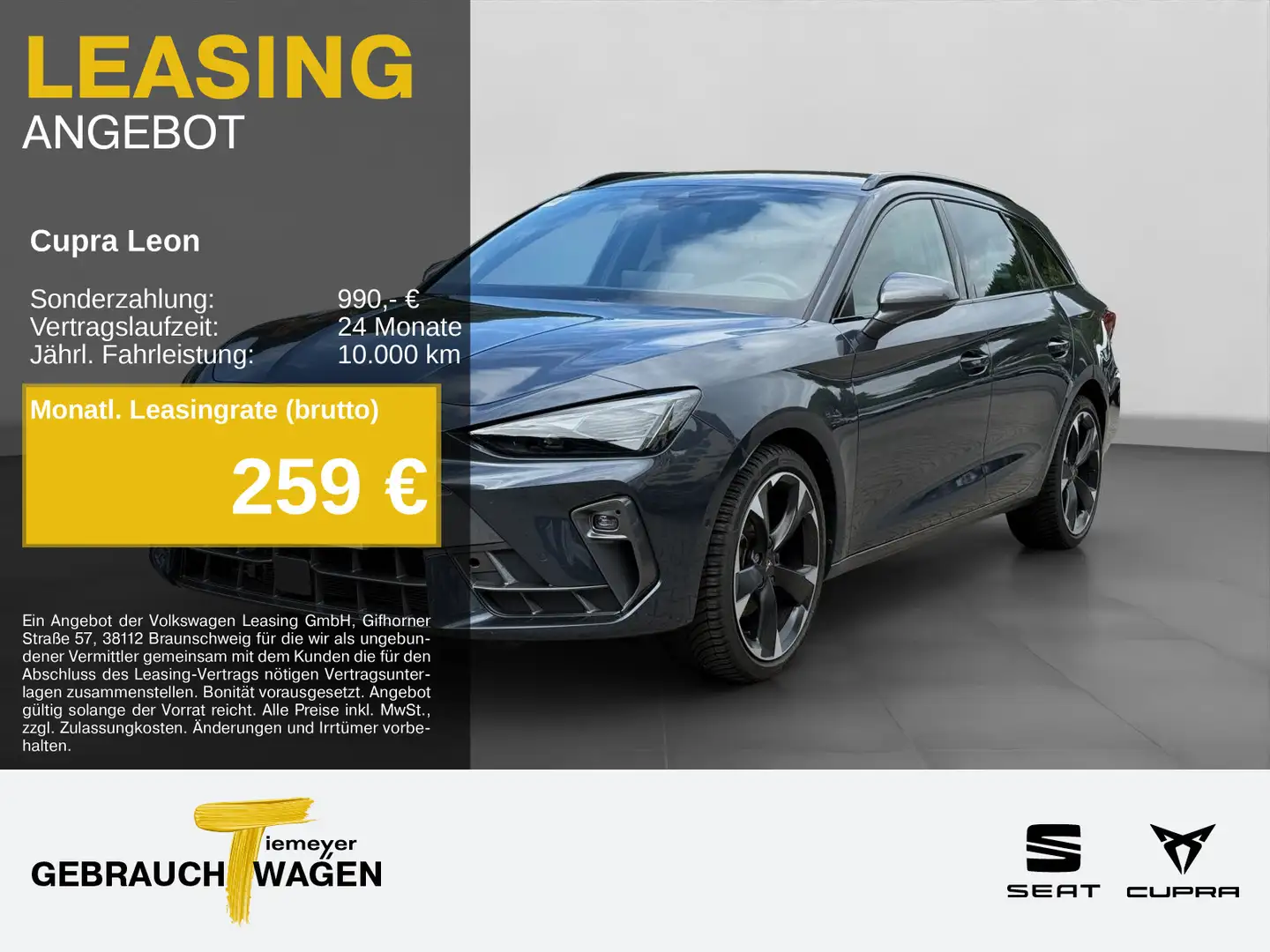 CUPRA Leon Sportstourer 1.5 eTSI DSG NEUES MODELL LM18 Grau - 1