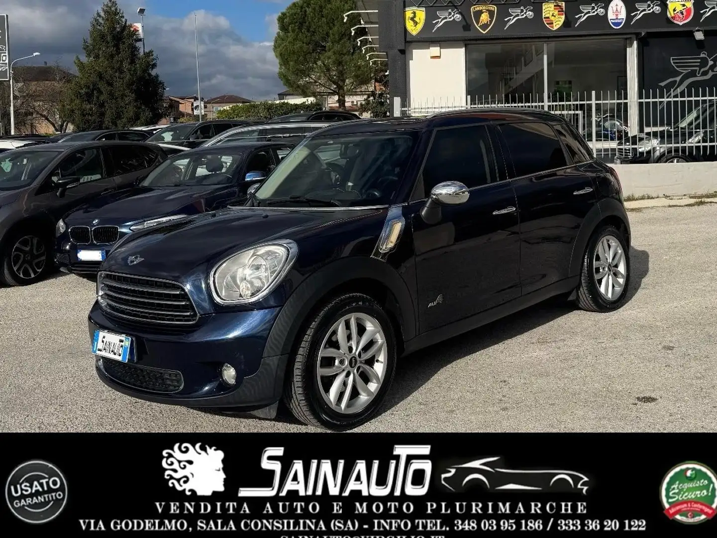 MINI Cooper D Countryman 1.6 all4 Navi GARANZIA 24 MESI Negru - 1