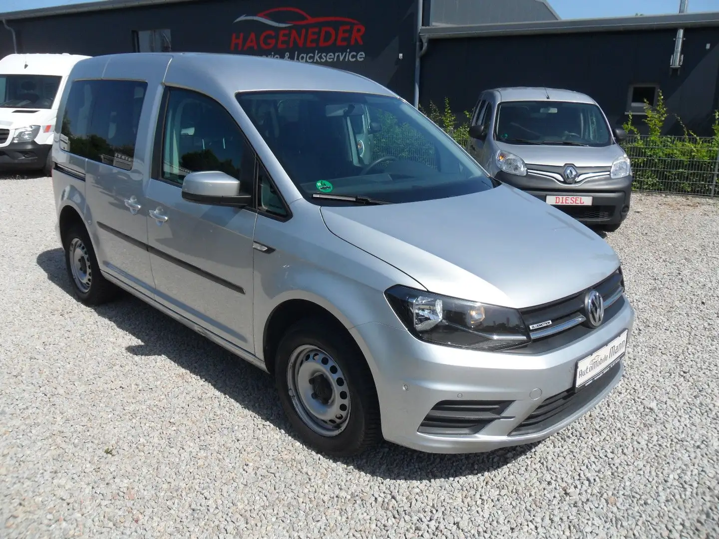Volkswagen Caddy 1,4 TGI /Erdgas/Benzin Kasten /NAVI Silber - 1