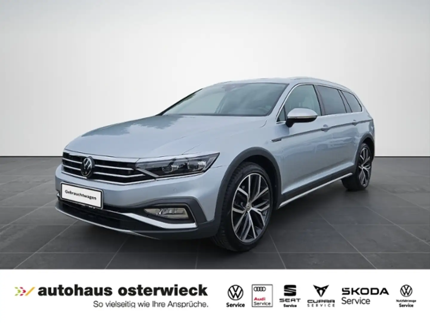 Volkswagen Passat Alltrack 4Motion 2.0 TDI AHK DSG LED Argintiu - 1
