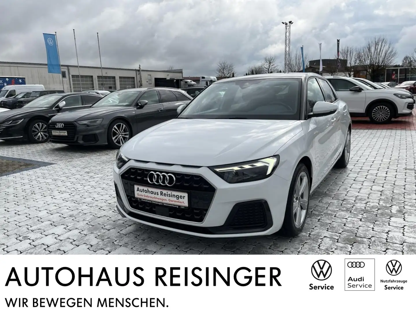 Audi A1 Sportback 1,0 TFSI S-Line Advanced (LED,Sounds.) Weiß - 1