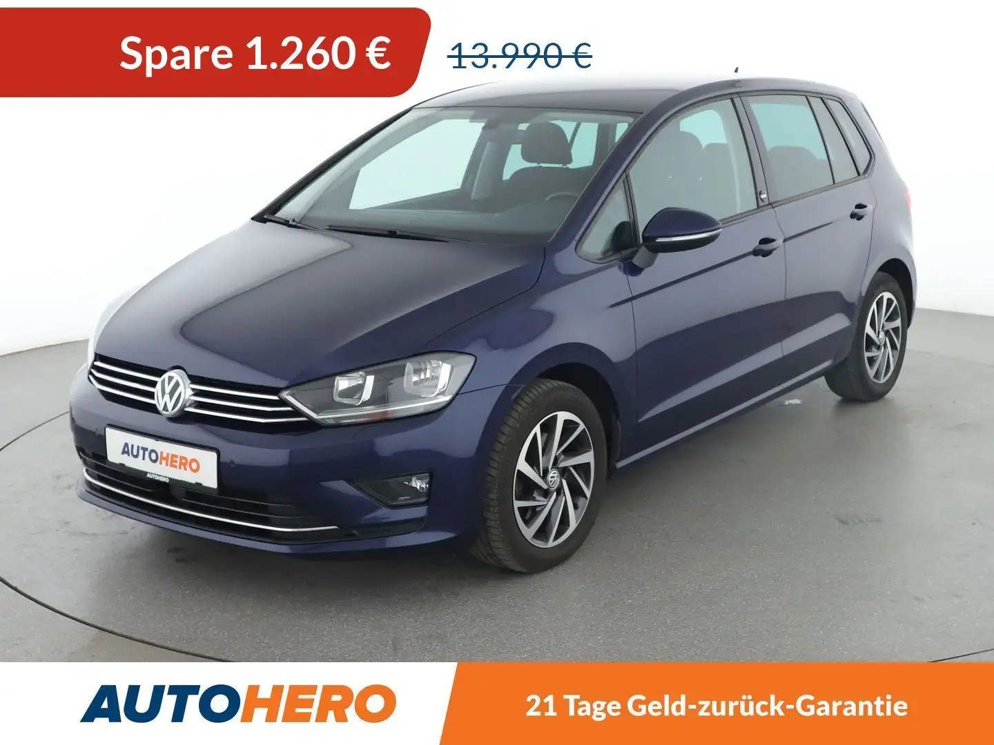 Volkswagen Golf Sportsvan 1.6 TDI Sound BlueMotion*NAVI*ACC*PDC*SHZ*KLIMA* Blau - 1