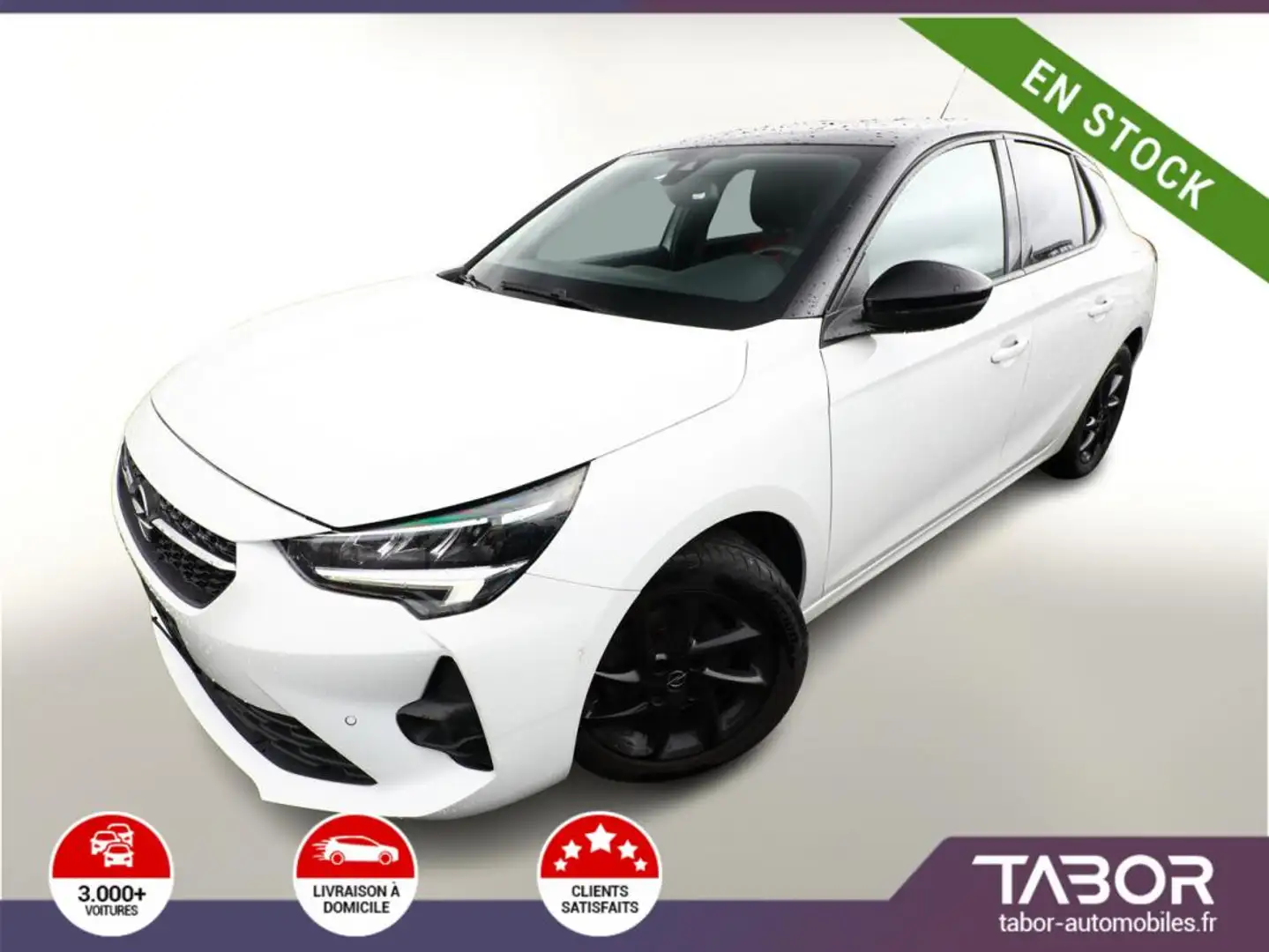 Opel Corsa F 1.2T 100 Aut GS-Line Park&Go Clima Blanc - 1