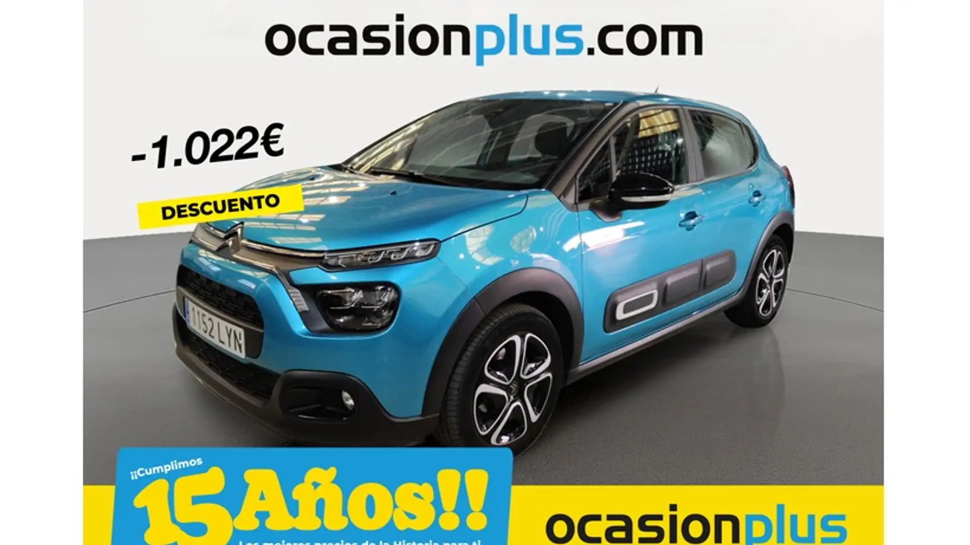 Citroen C3 1.2 PureTech S&S Feel 83 Bleu - 1