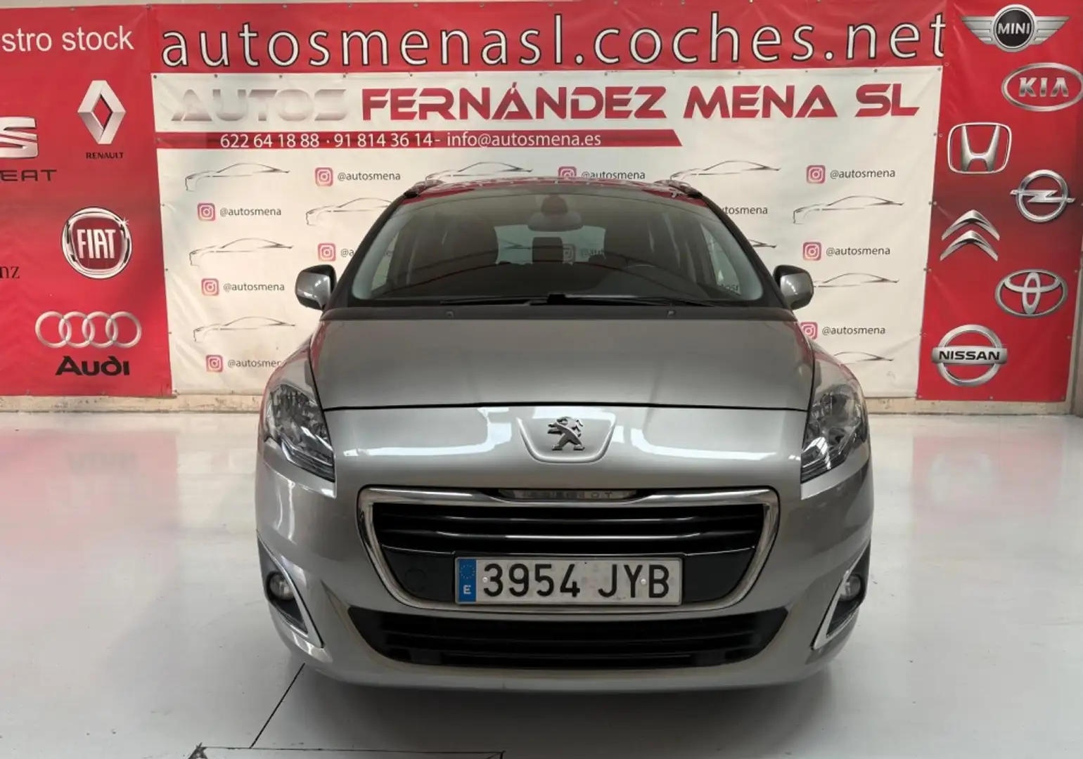 Peugeot 5008 1.6 BlueHDi Style 7 pl. 120 Bruin - 2