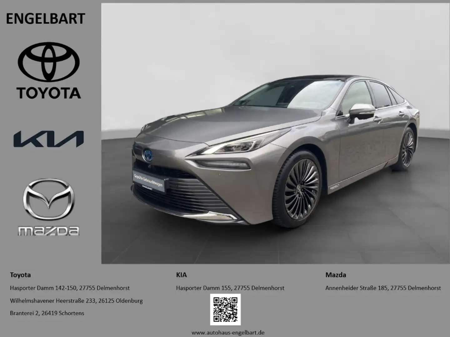 Toyota Mirai Advanced GJR JBL Panorama Sitzbelüftung NAVI Argent - 1