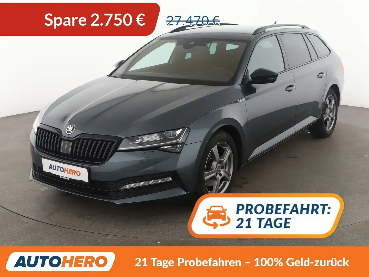 Skoda Superb 2.0 TSI SportLine Aut.*NAVI*PDC*SHZ* Gris - 1