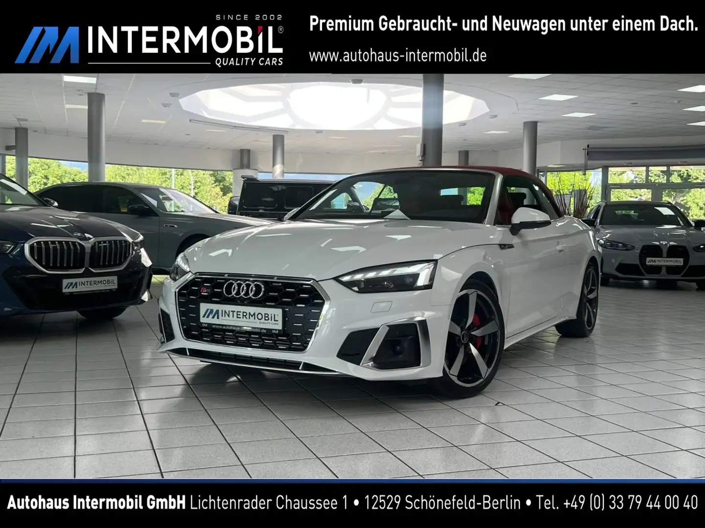 Audi S5 Cabrio 3.0 TFSI quattro*MATRIX*VIRTU*ACC*B&O* Weiß - 1