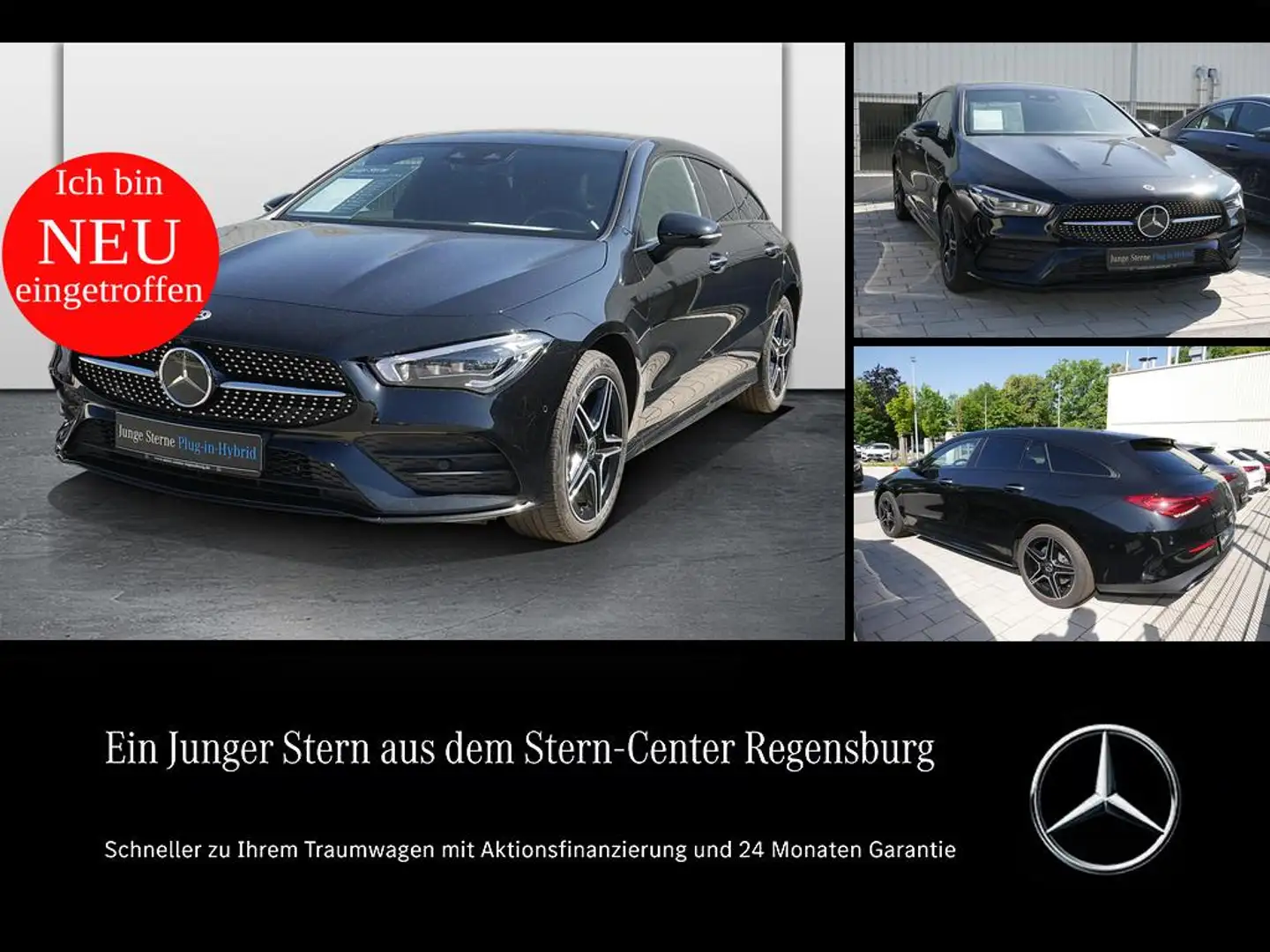Mercedes-Benz CLA 250 e AMG+DISTRONIC+PANO+360° Schwarz - 1