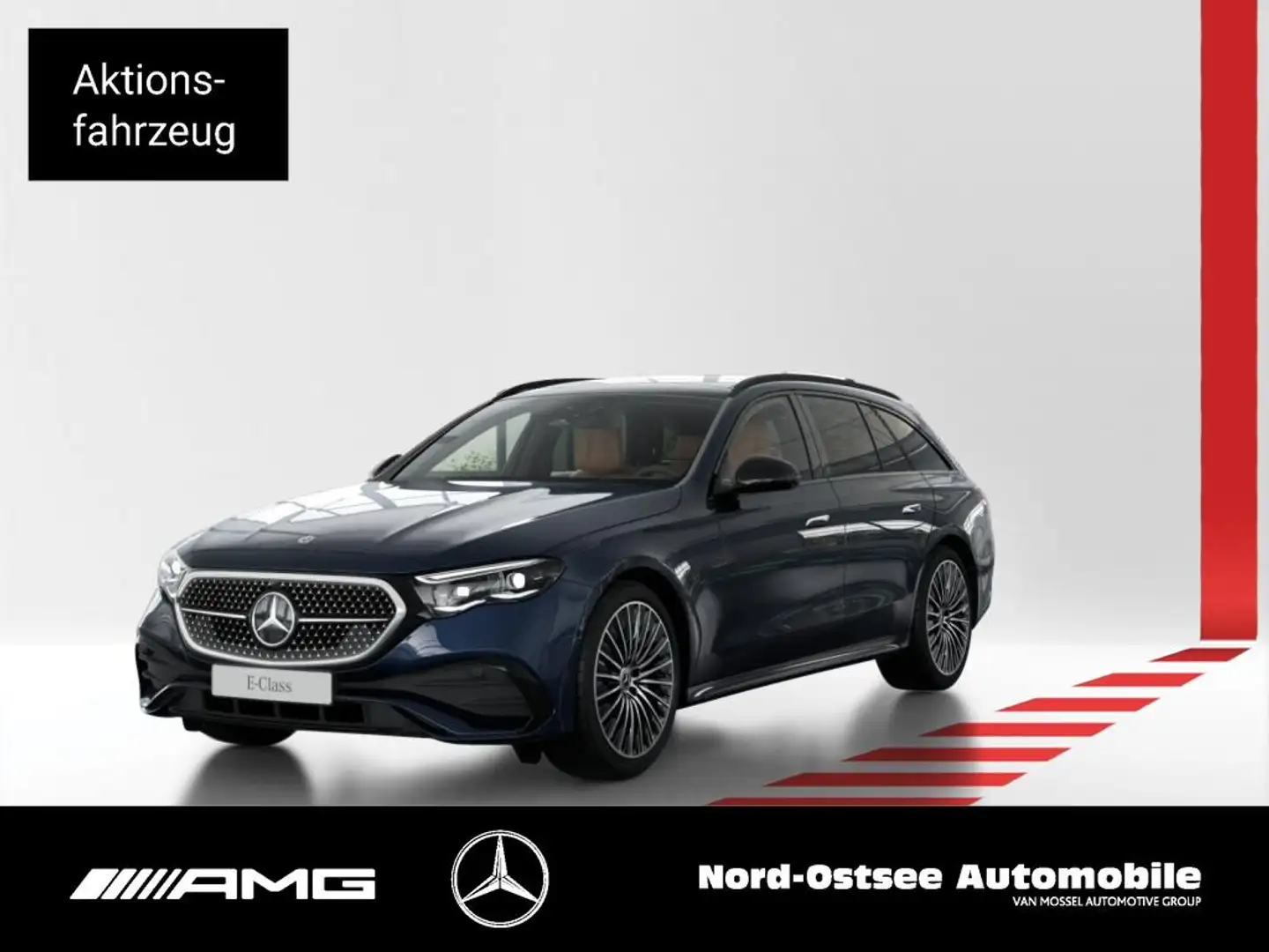 Mercedes-Benz E 450 d 4m T AMG-PREMIUM+ 20-ZOLL AIRMATIC Blue - 1