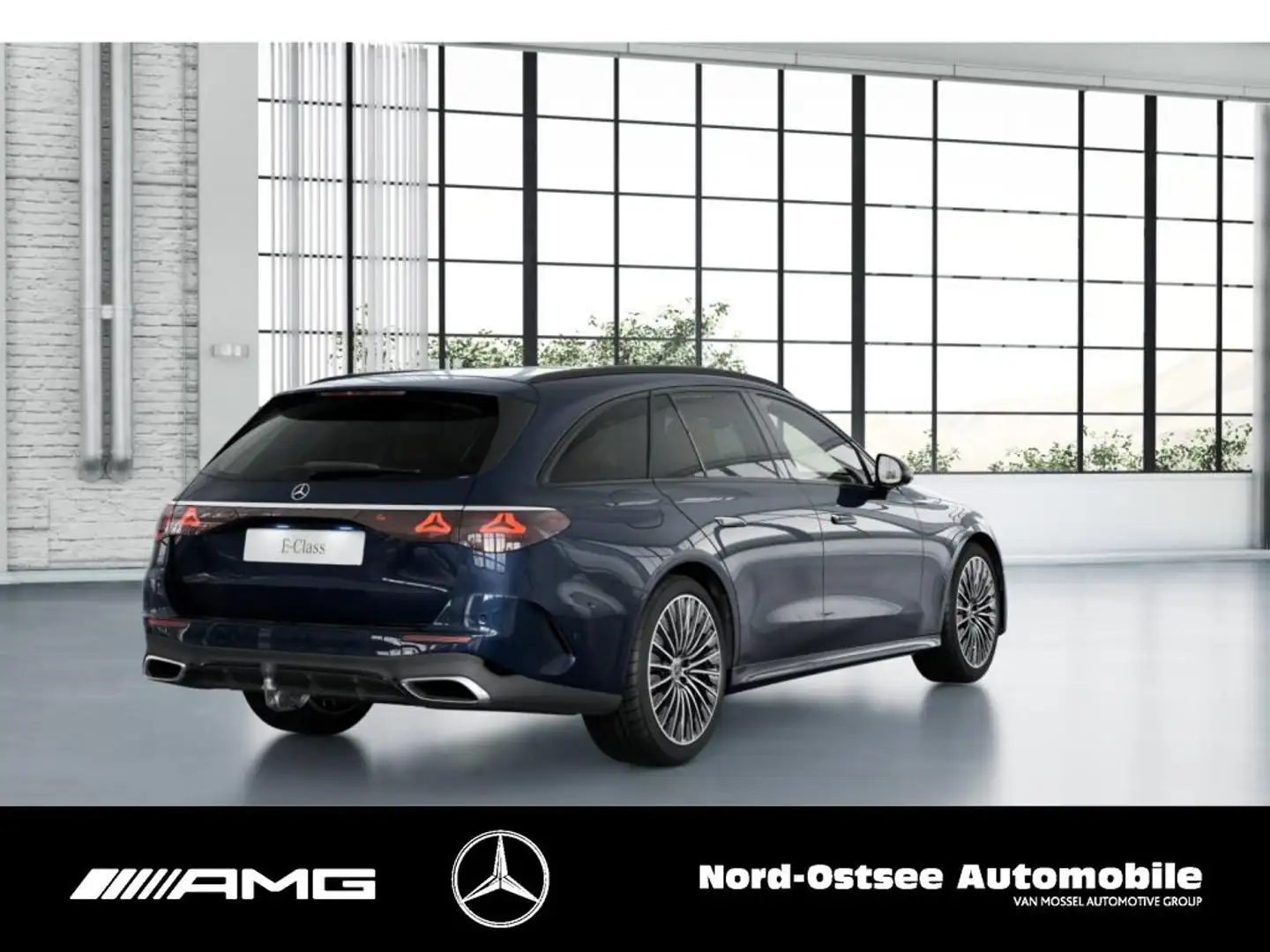 Mercedes-Benz E 450 d 4m T AMG-PREMIUM+ 20-ZOLL AIRMATIC Blue - 2