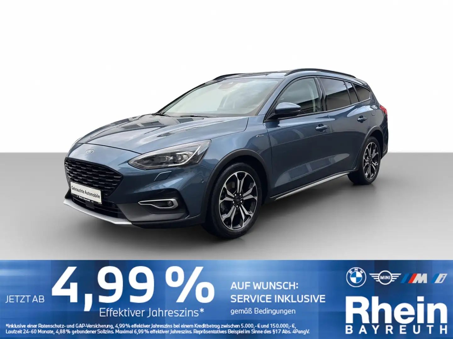 Ford Focus Turnier 1.5 EcoBoost Navi AHK Rfk Winter Navi AHK Bleu - 1