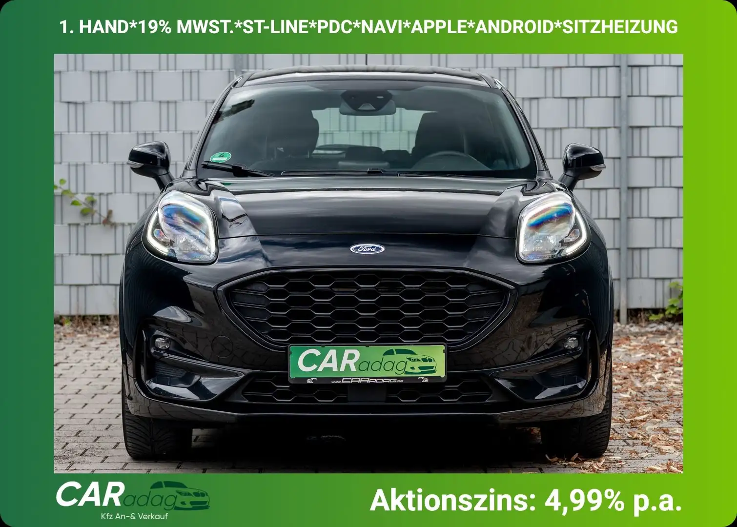 Ford Puma ST-Line*Sport*LED*L-HEIZUNG*CAM*NAVI*ACC* Noir - 2