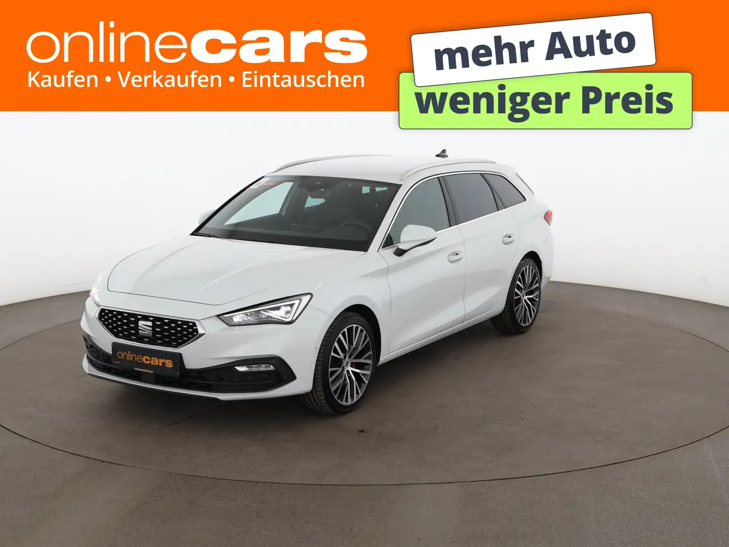 SEAT Leon SP 2.0 TDI Xcellence Aut LED RADAR NAV LEDER Weiß - 1