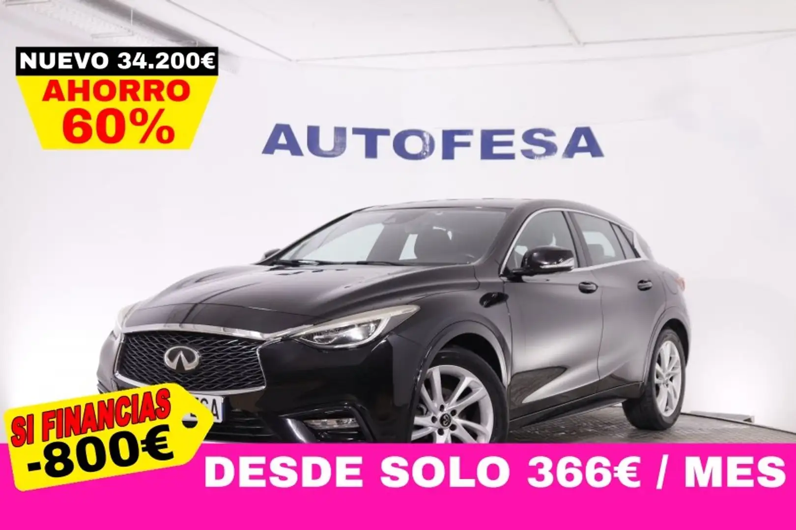 Infiniti Q30 1.5D PREMIUM AUTO 109CV 5P# NAVY, PARKTRONIC Schwarz - 1