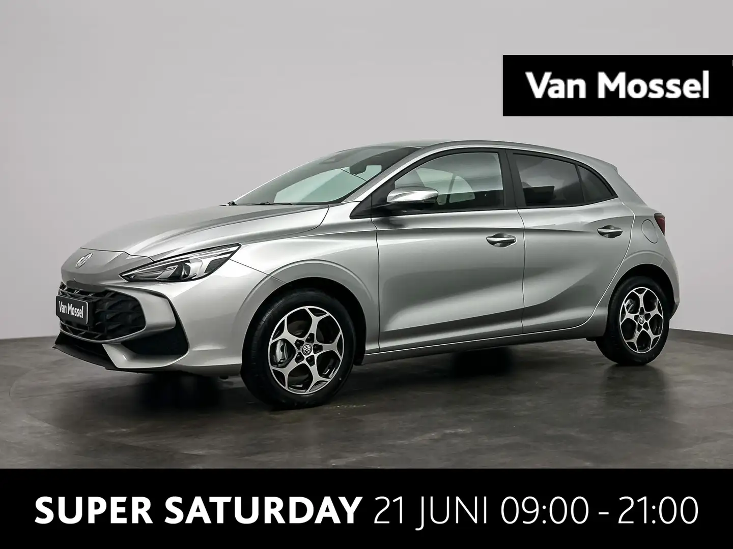 MG MG3 Hybrid+ 1.5 Hybrid Luxury Super Voordeel – OP = OP Gris - 1