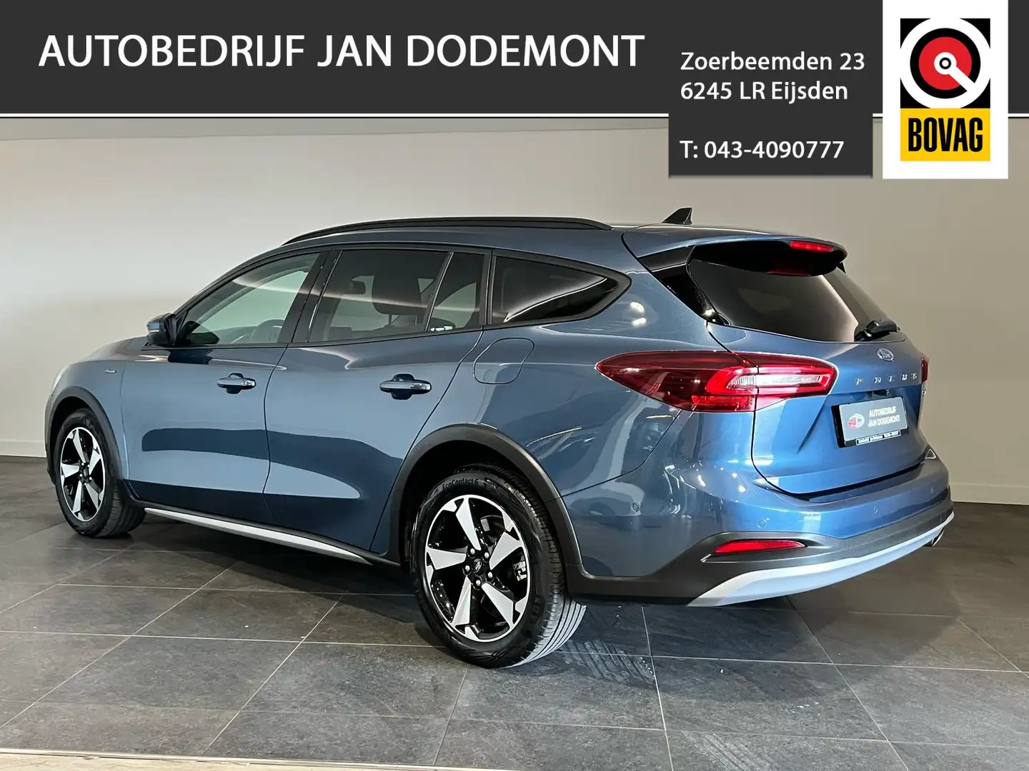 Ford Focus Wagon 1.0 EcoBoost Hybrid Active Style 155PK Autom Blauw - 2