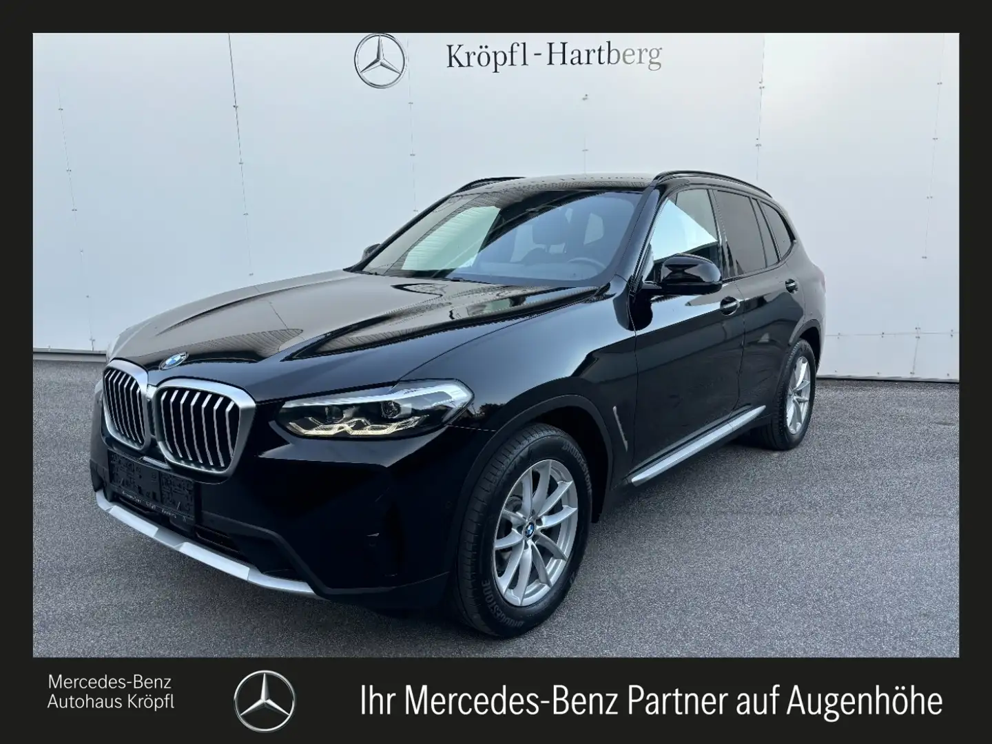 BMW X3 sDrive 18d 48V Aut. NAVI LED ACC Schwarz - 1