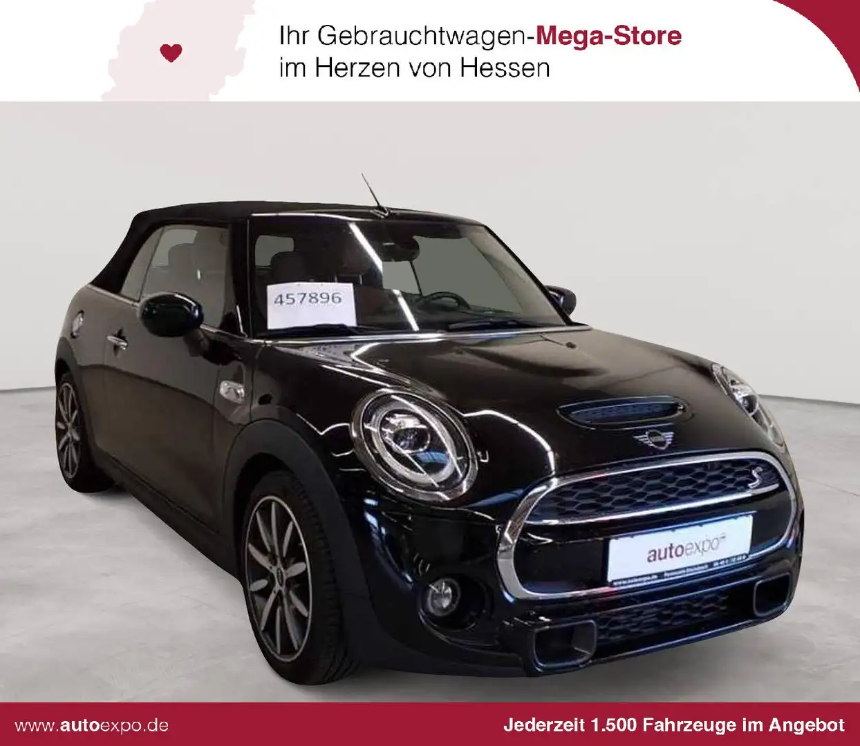 MINI Cooper S Cabrio Mini Cooper S Cabrio Navi HuD Leder SHZ Schwarz - 1