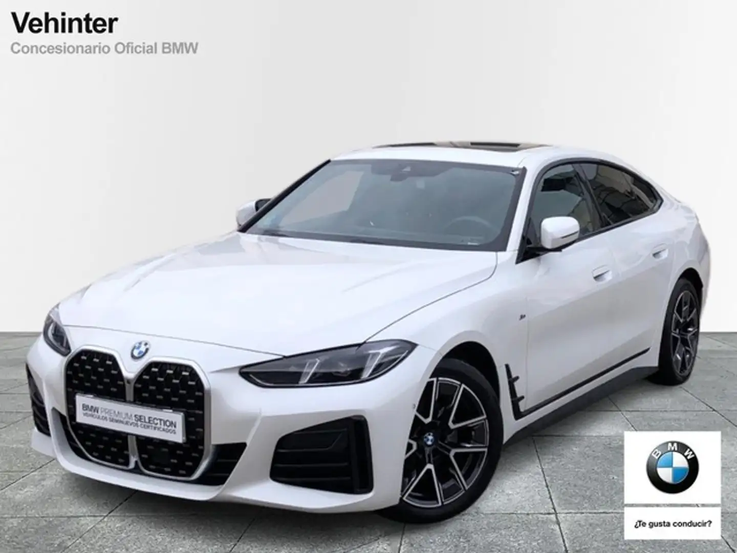 BMW 420 420dA Gran Coupé Blanc - 1