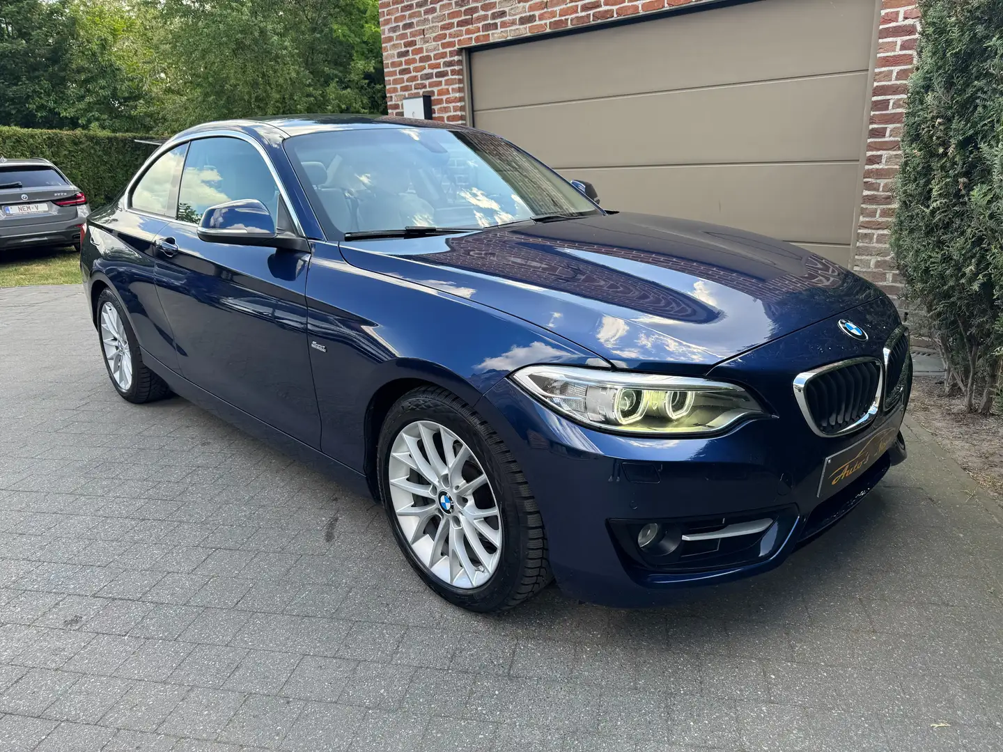 BMW 218 Coupé 218iA Sport,GARANTIE,AIRCO,NAVI,CRUISE, Bleu - 2