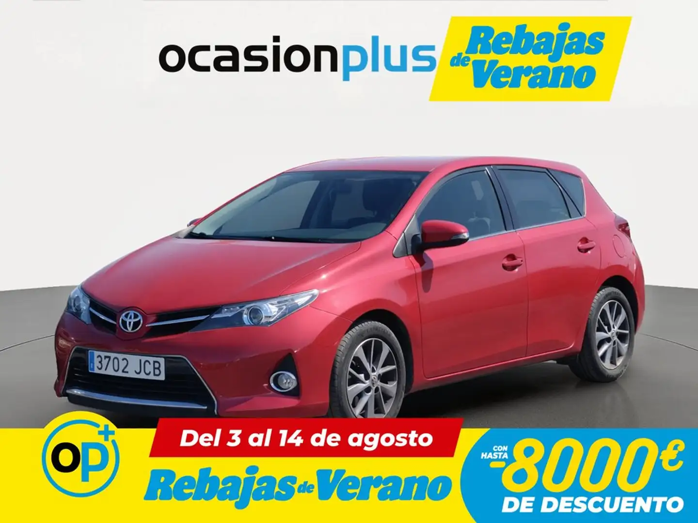 Toyota Auris 90D Feel! Rojo - 1