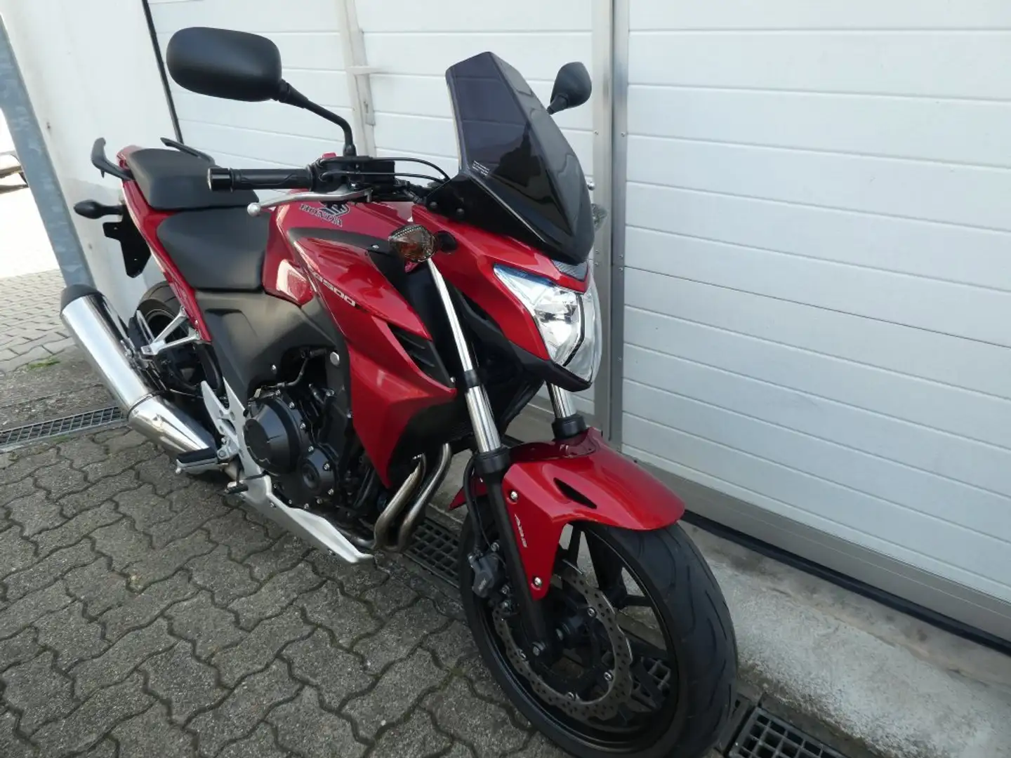 Honda CB 500 F,  KD+Tüv neu,  schöner gepflegter Zustand Piros - 2