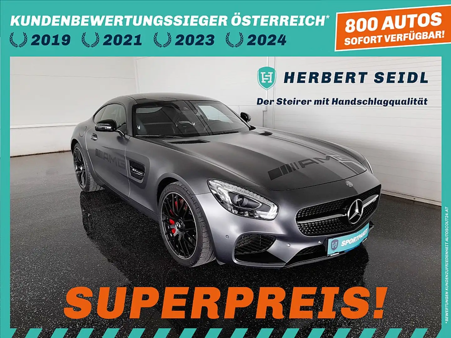 Mercedes-Benz AMG GT S *PERFORMANCE SITZE MIT MEMORY / NIGHT PAKET* Gris - 1