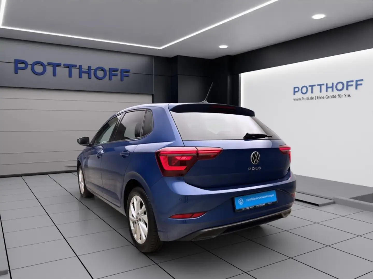 Volkswagen Polo 1.0 TSI STYLE NAVI IQ.LIGHT IQ.DRIVE PDC Blau - 2