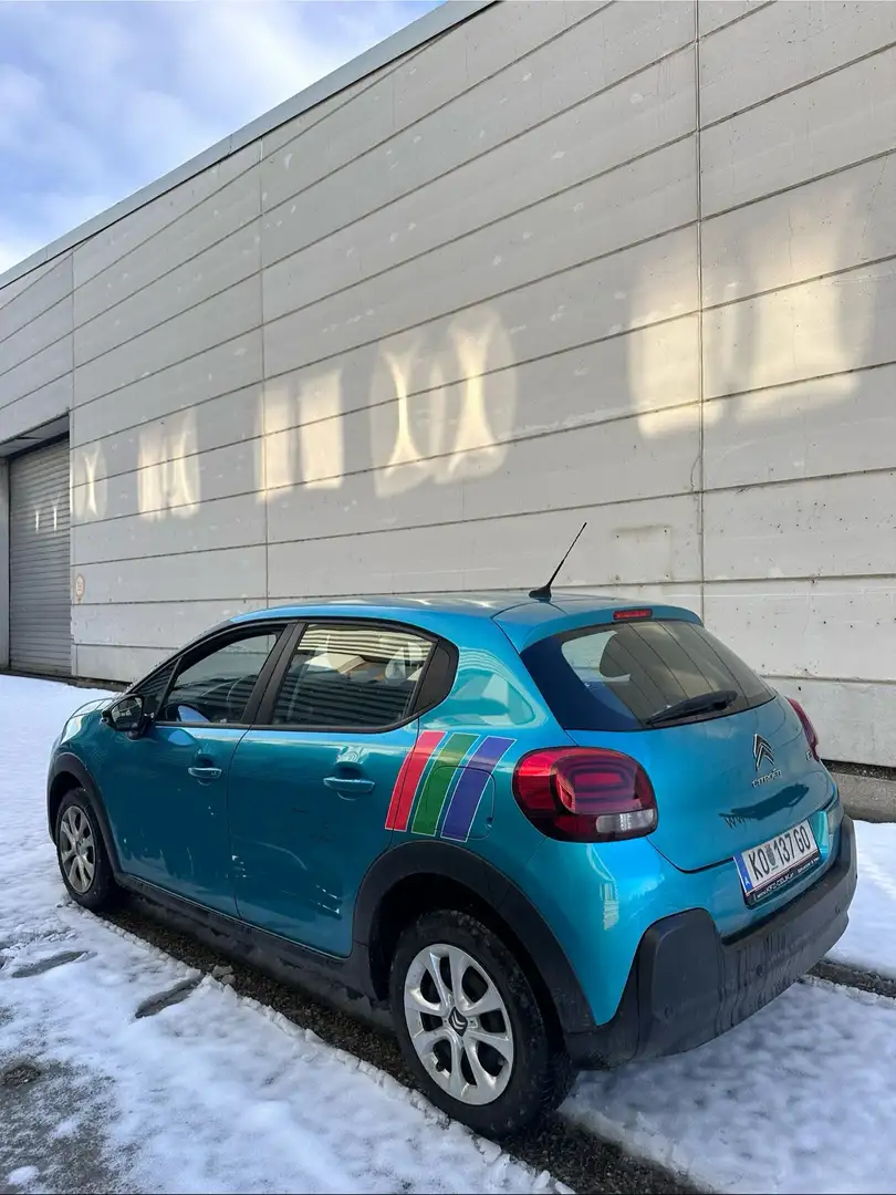 Citroen C3 PureTech 83 S&S Live LED* STZHZG* TEMP* KLIMA* Blau - 2