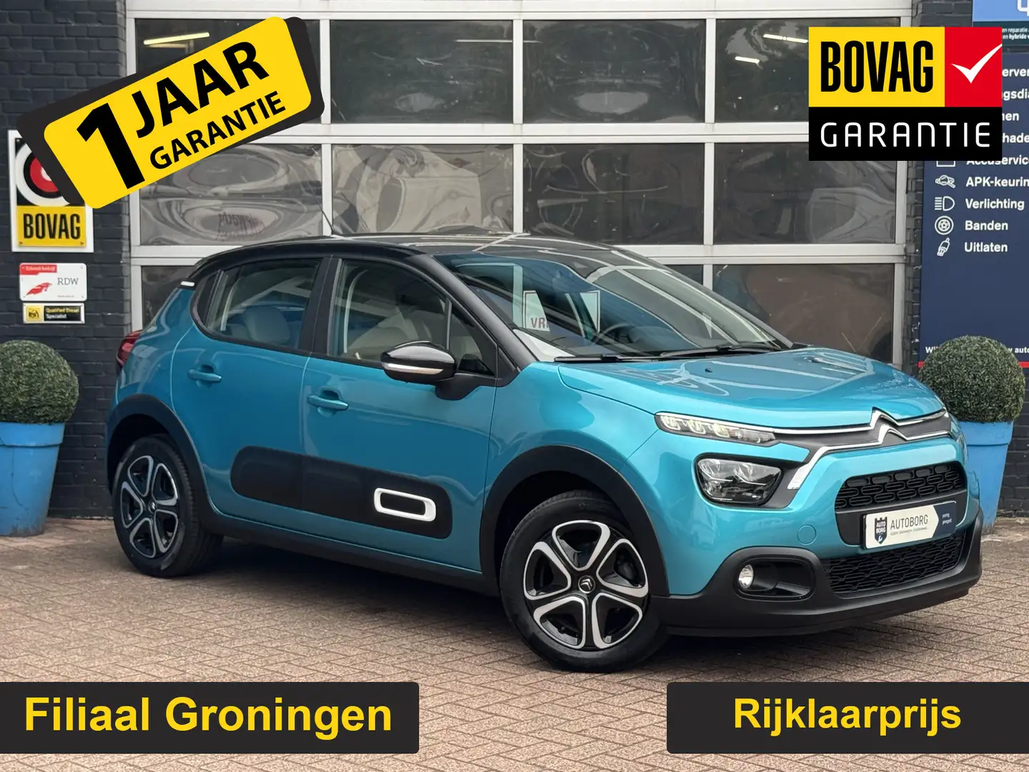 Citroen C3 1.2 PureTech Shine GRATIS Afleverpakket! | Stoelve Bleu - 1