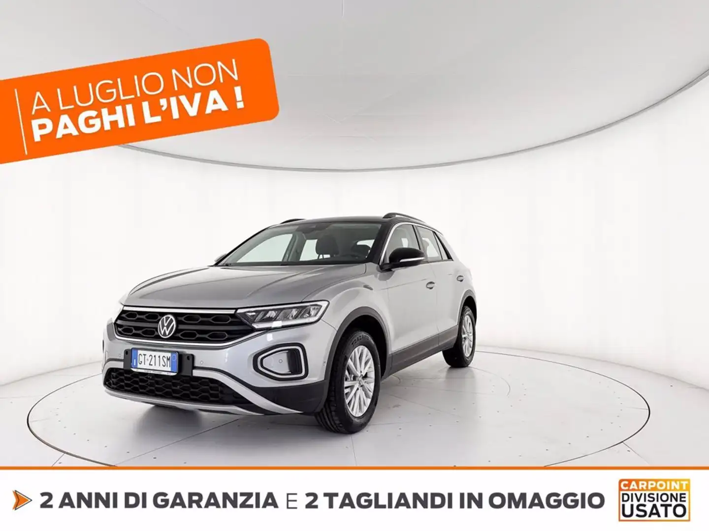 Volkswagen T-Roc 2.0 tdi life 115cv Grigio - 1