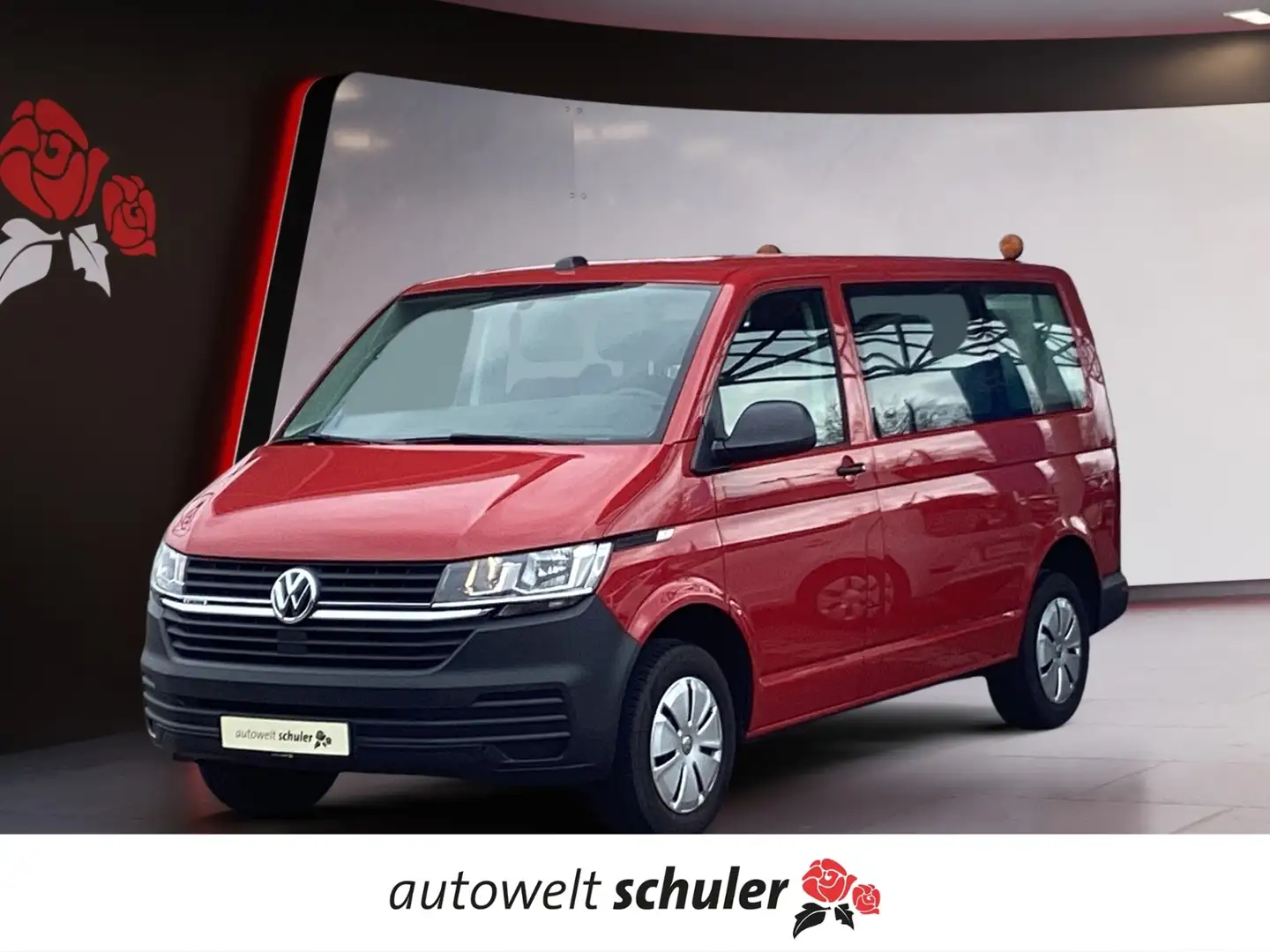 Volkswagen T6.1 Kombi 2,0 TDI 4motion 9-Sitzer Kamera KR Rot - 1