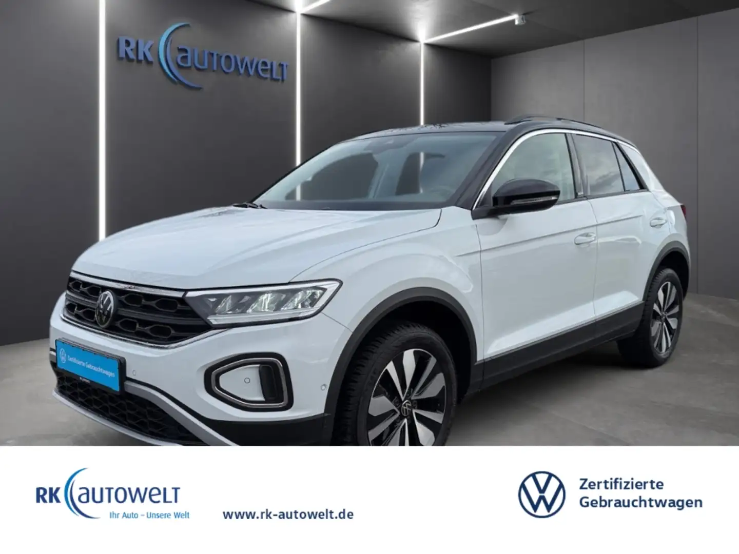 Volkswagen T-Roc Move 1.5 TSI AHK-abnehmbar Navi Apple CarPlay Blanc - 1