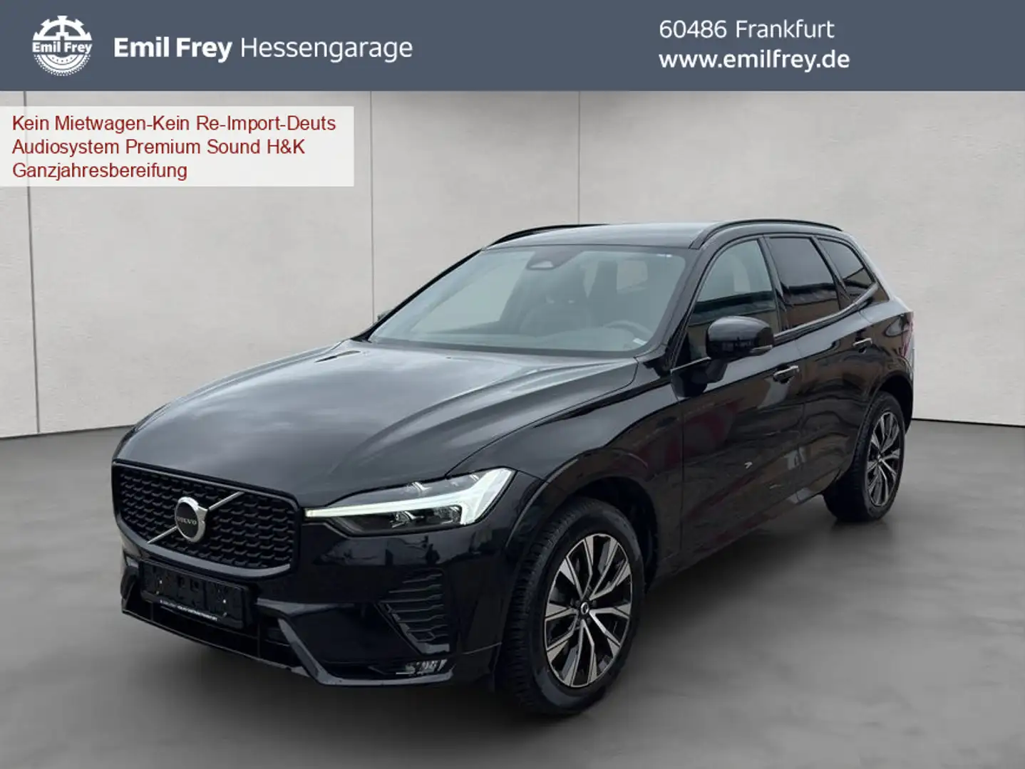 Volvo XC60 XC60 B4 AWD Plus-Dark Aut PilotAssist BLIS Navi LE Schwarz - 1