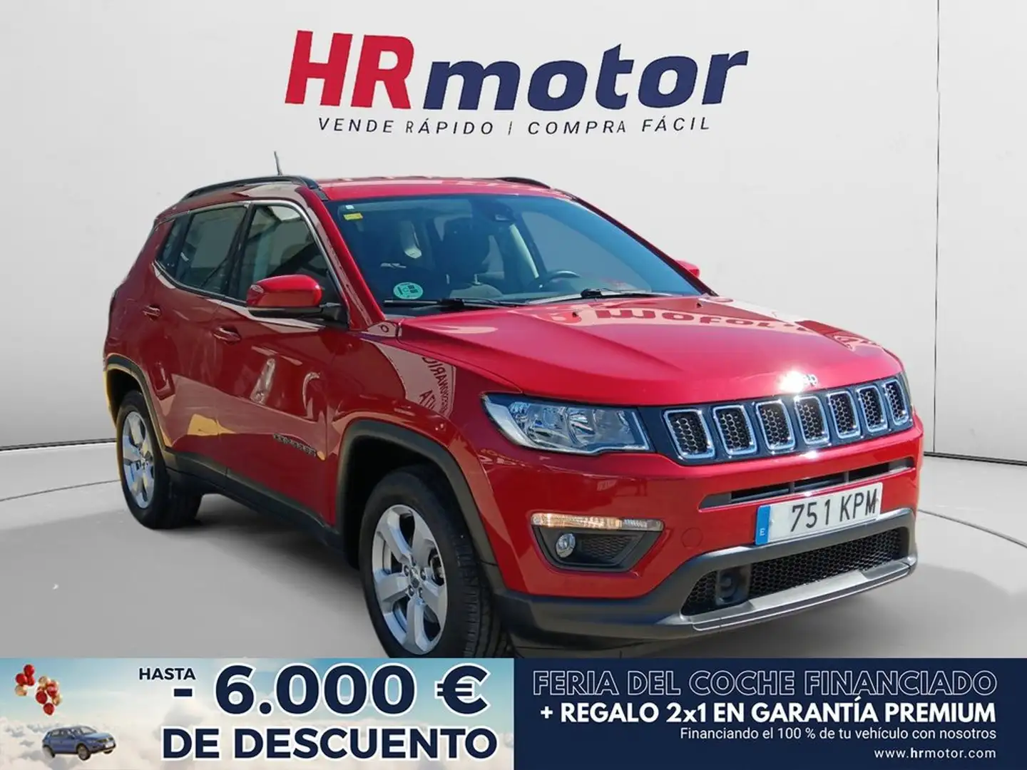 Jeep Compass Longitude FWD Rojo - 1
