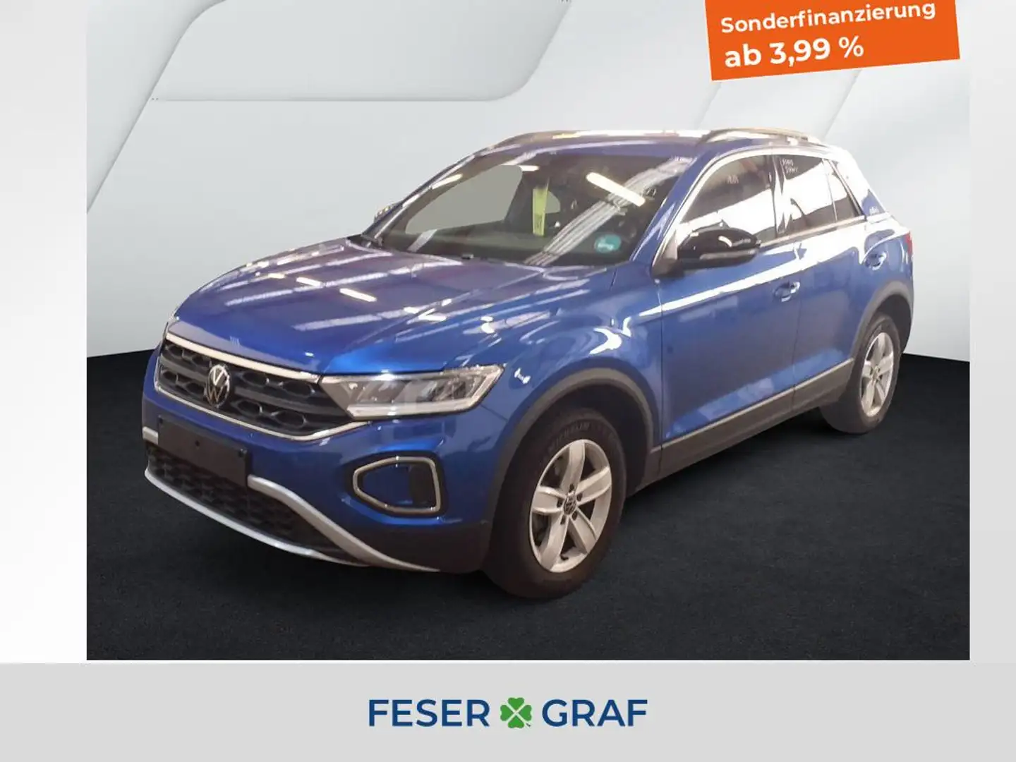 Volkswagen T-Roc 2.0TDI Goal Rückfahrkamera Navi Alu-18` Blau - 1