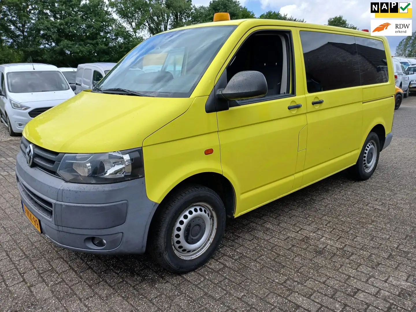 Volkswagen Transporter 2.0 TDI L1H1 DC Comfortline airco cruise navigatie Galben - 1