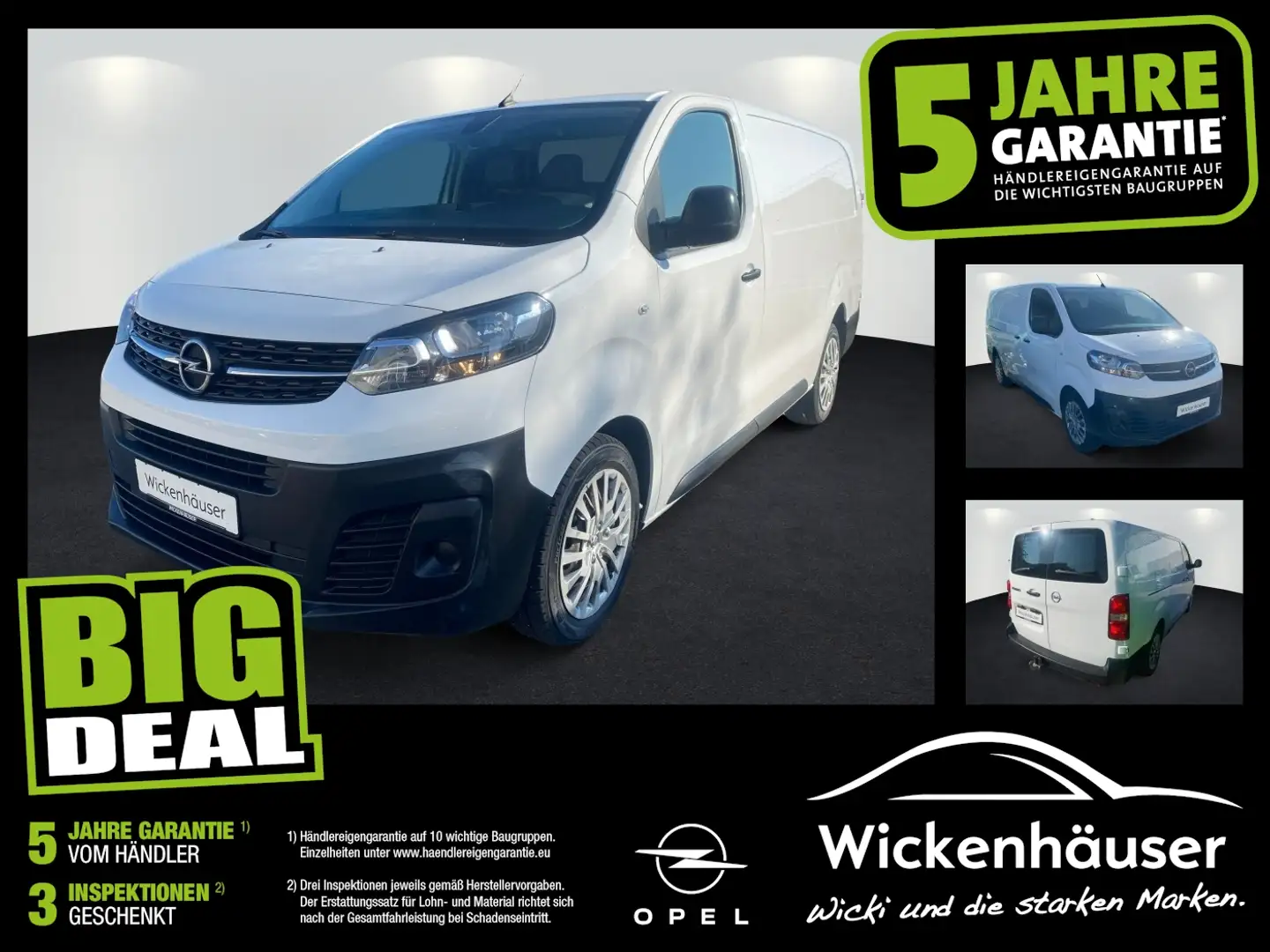 Opel Vivaro Kasten 2.0 D L (L3) Edition AHK PDC Weiß - 1