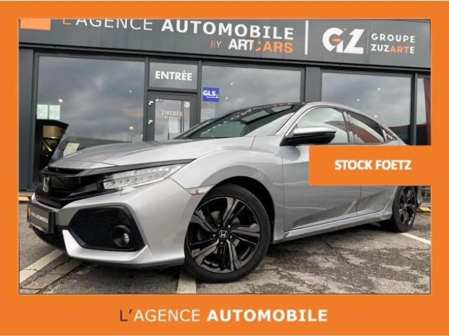 Honda Civic Premium Gris - 1