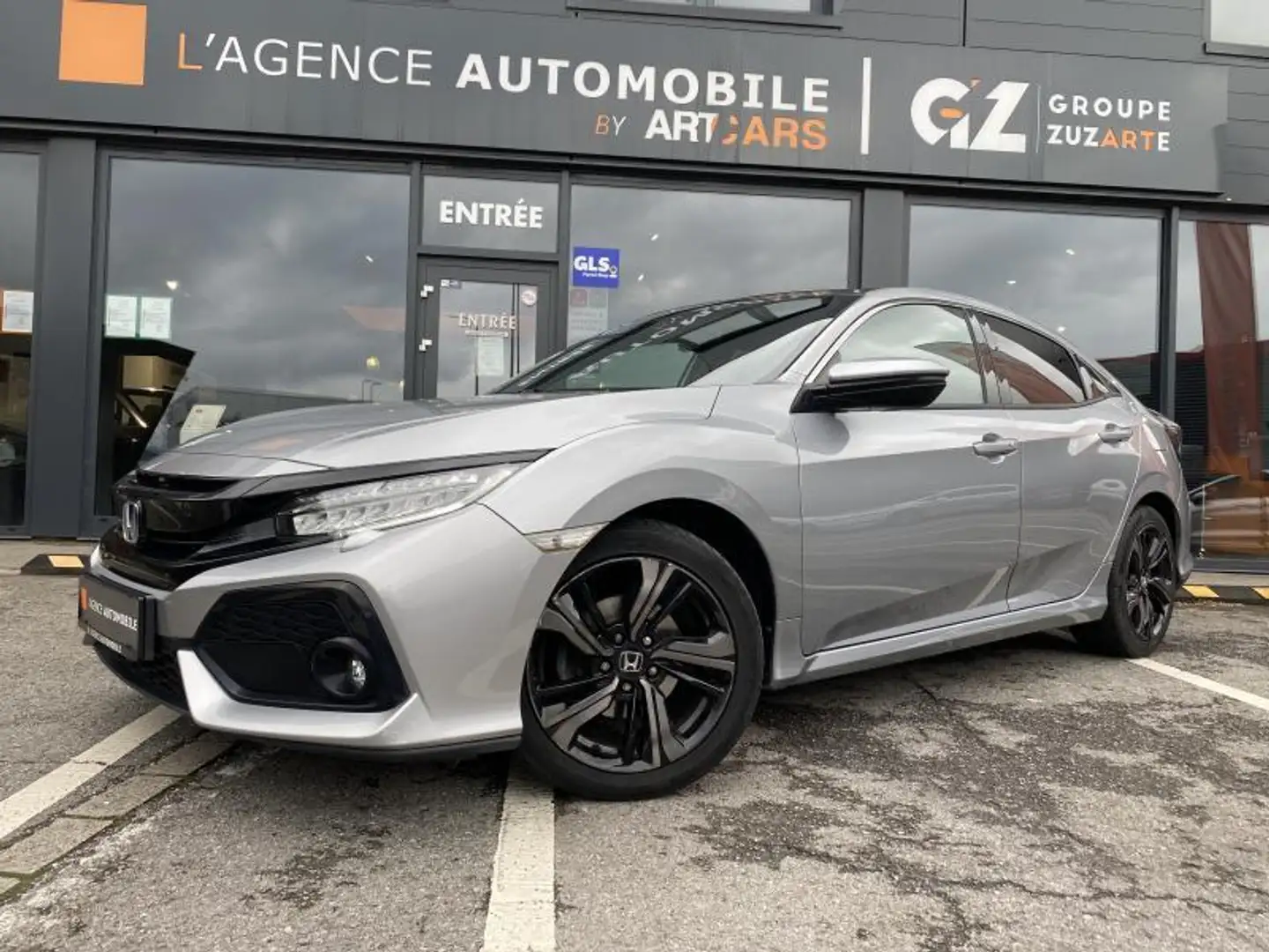 Honda Civic Premium Gris - 2