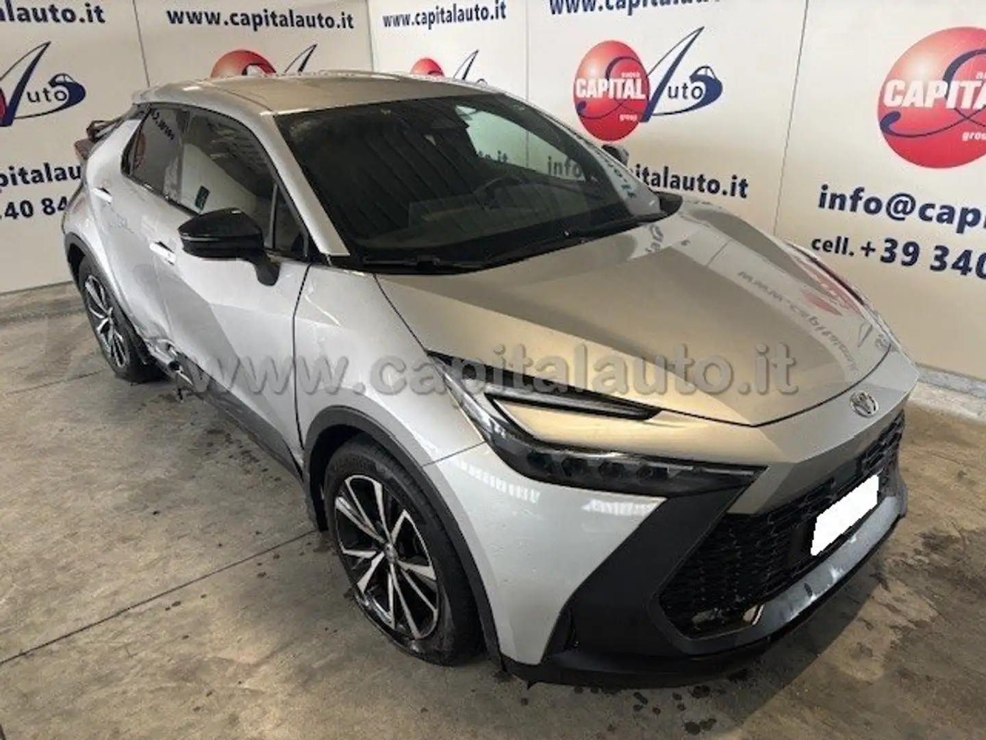 Toyota C-HR 1.8 Hybrid Trend e-cvt NETTO 16500 Argento - 2