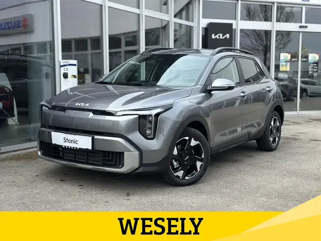 Kia Stonic 1,0 TGDI GPF 48V MHEV Silber