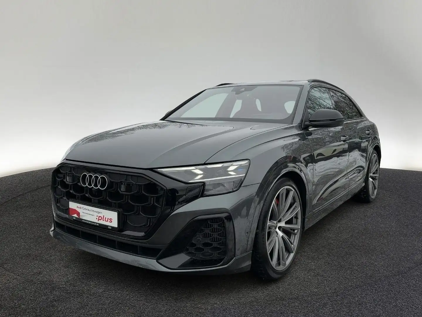 Audi Q8 60 TFSIe quatt. S line AHK B&O Leder Panorama Grau - 2