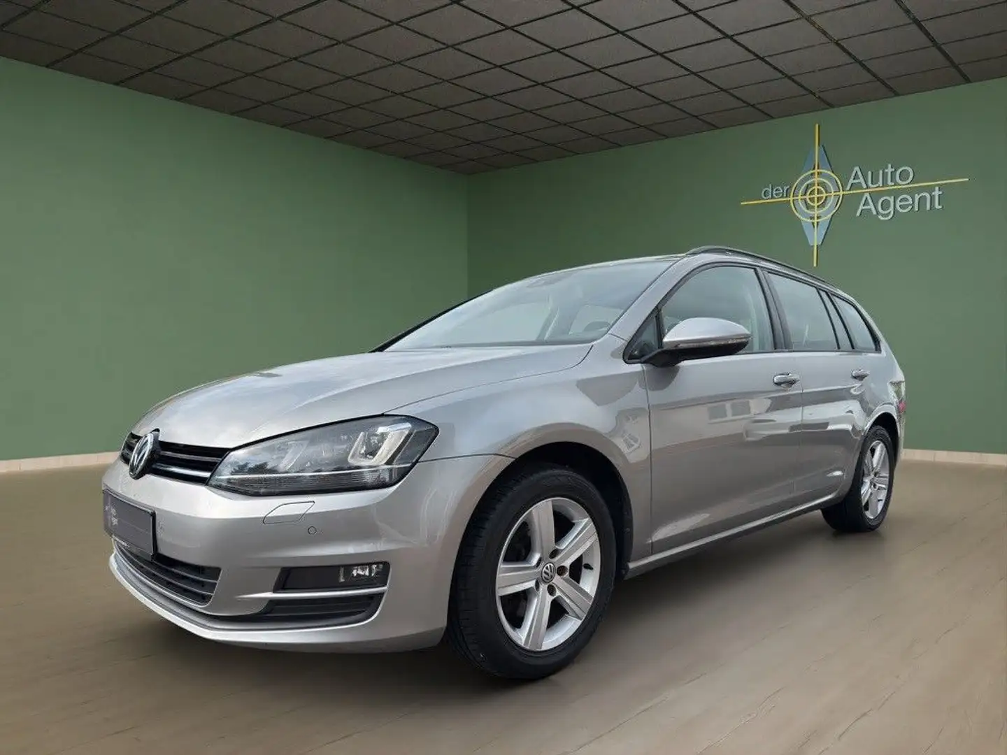 Volkswagen Golf VII Variant/AHK/ALS/Navi/mtl.89,- Plateado - 1