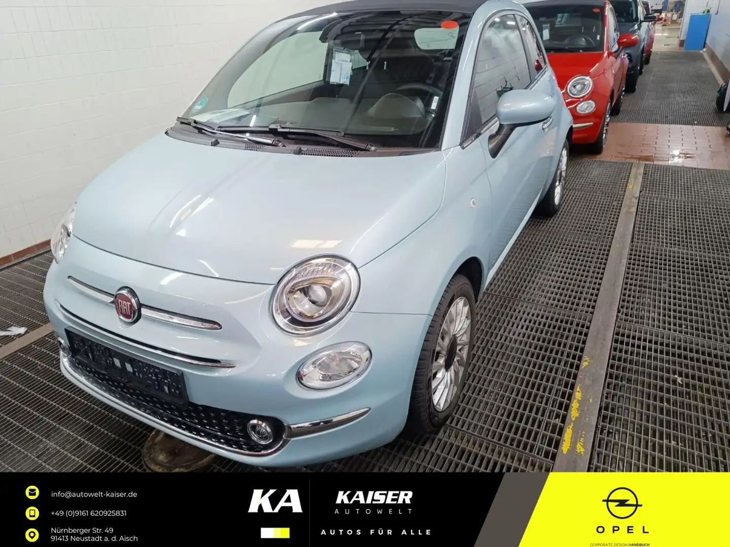 Fiat 500 Dolcevita*FALTDACH*TECH-KOMFORT* Verde - 1