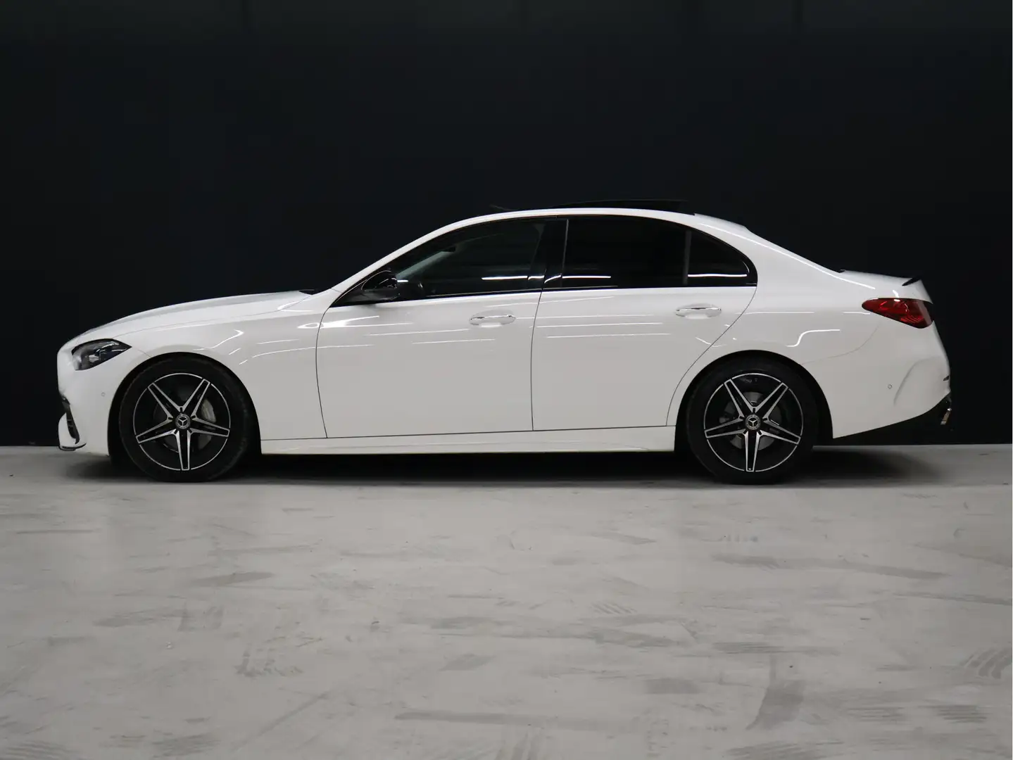 Mercedes-Benz C 200 4MATIC AMG Line [SCHUIFKANTELDAK, ADAPTIVE CRUISE Blanc - 2
