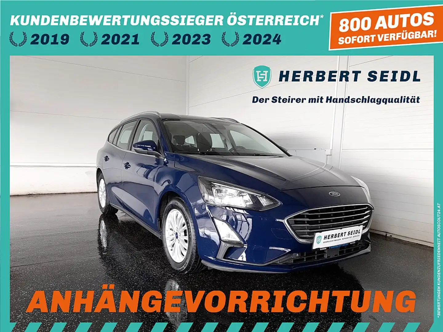 Ford Focus Turnier Titanium 1,5 EcoBlue *LED / NAVI / KAME... Blau - 1