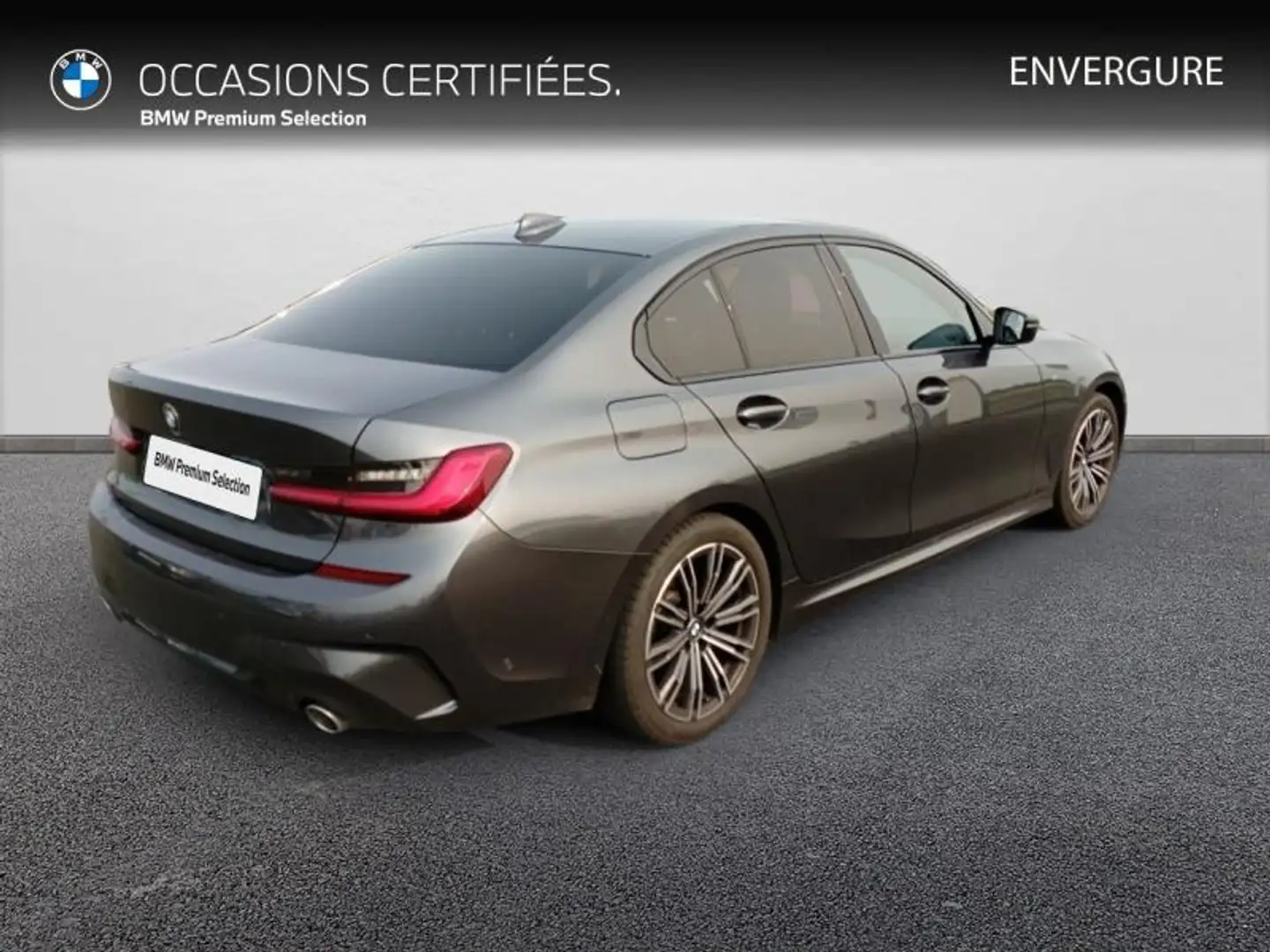 BMW 318 318dA MH 150ch M Sport Gris - 2